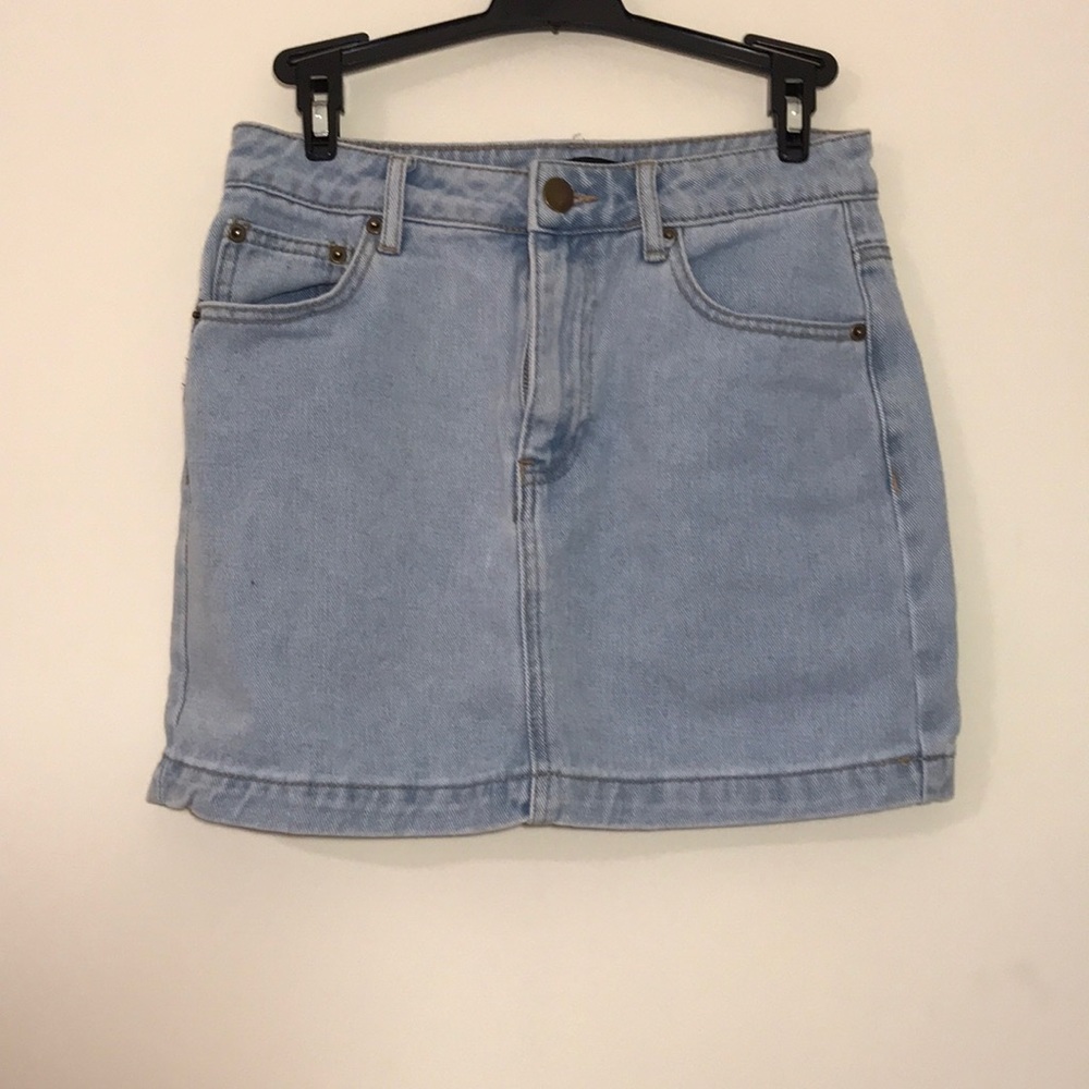 Light Wash Denim Skirt